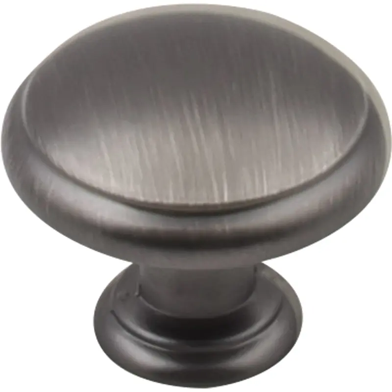 Gatsby Knob, 1-3/16" Dia.,  Brushed Pewter