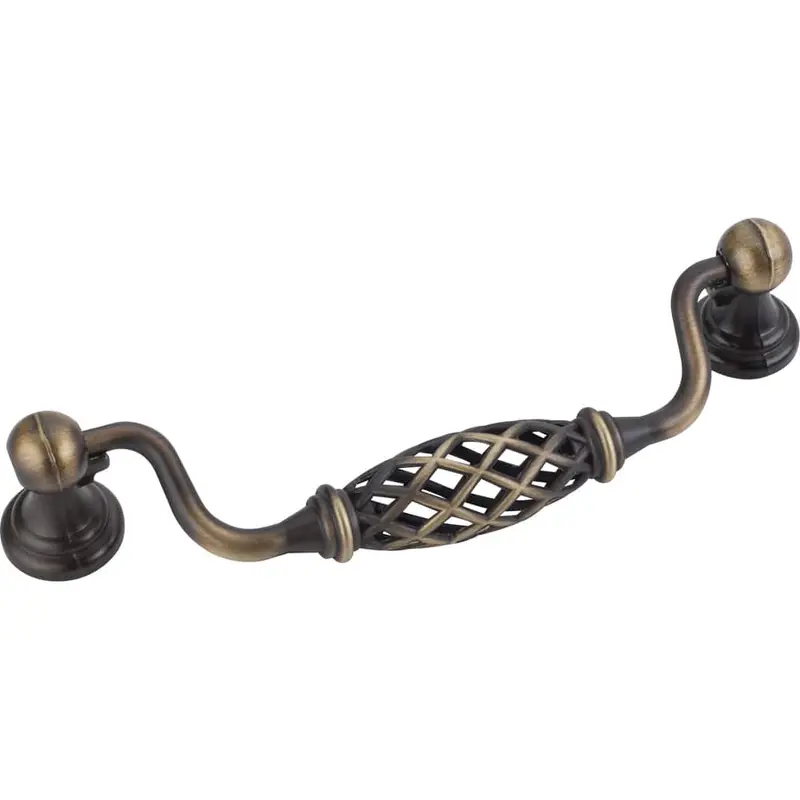 Tuscany Pull, 128 mm C/C, Antique Brushed Satin Brass
