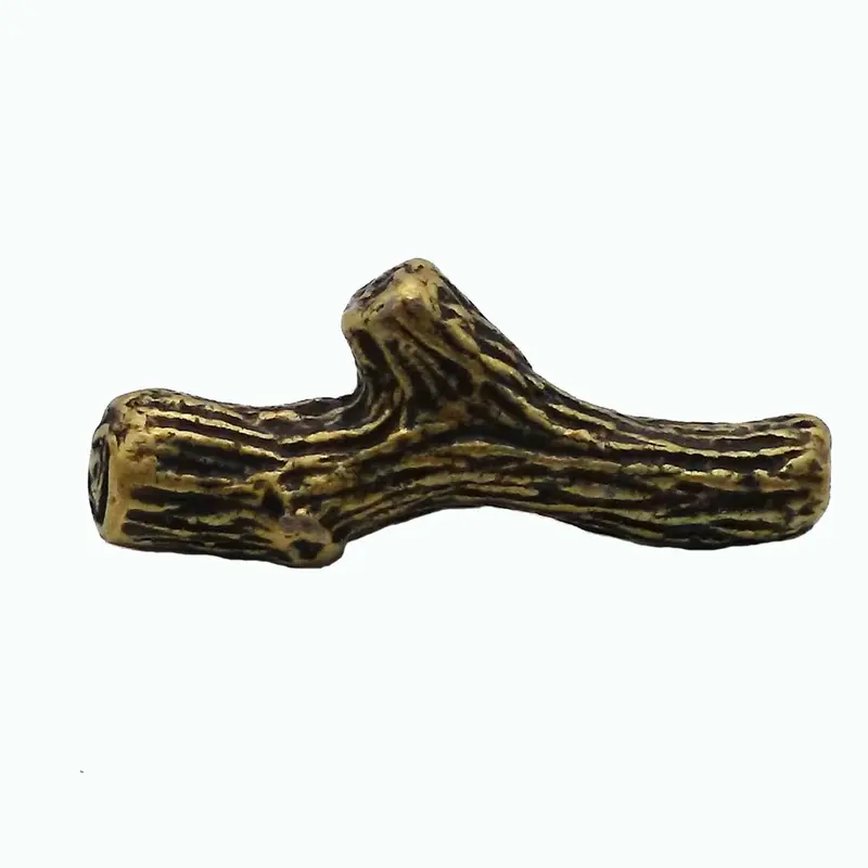 Twig Knob, Brass Oxide