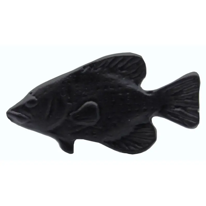 Fish Knob,  Matte Black