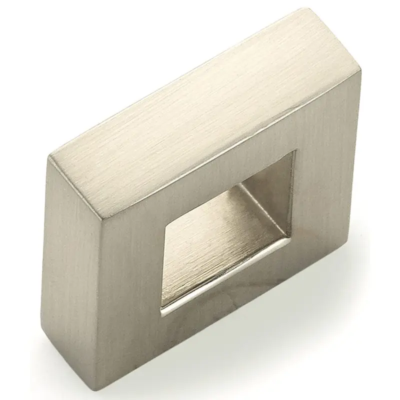 Contemporary Knob, 31/32" x 5/16", Brushed Nickel