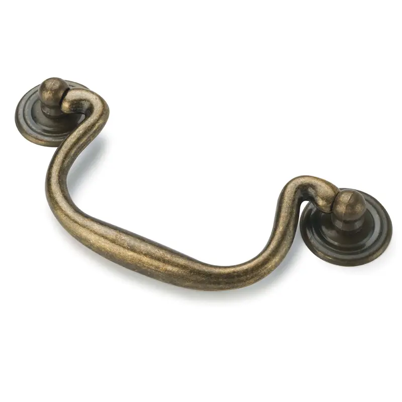 Bail Pull 3-9/16" Antique Brass
