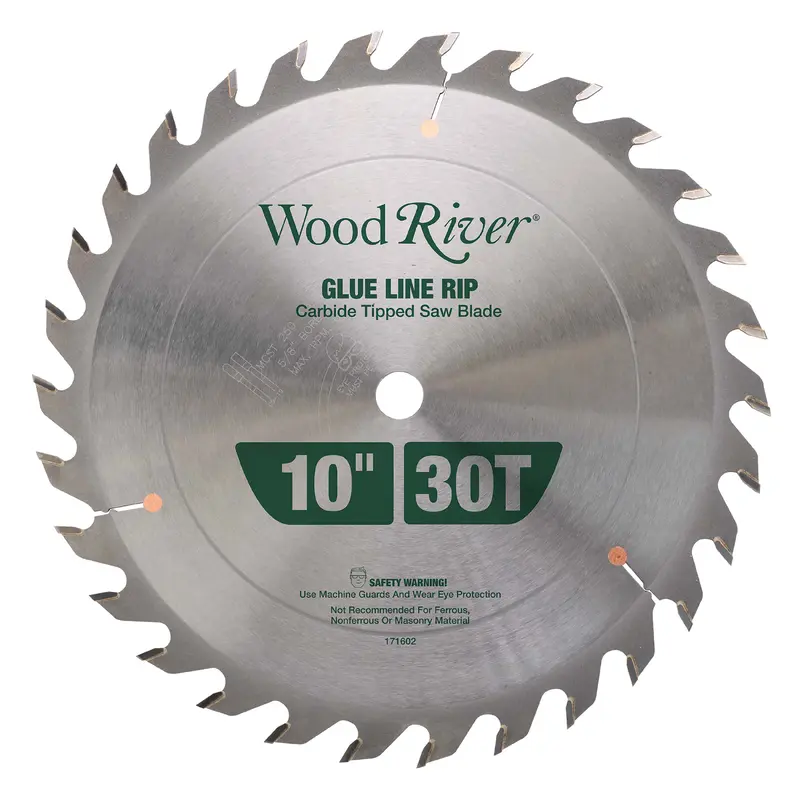Glue Line Rip Saw Blade - 10" x 5/8" Bore x 30T - TCG