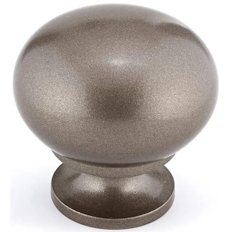 Traditional Knob, 1-1/4" D, Metallic Bronze
