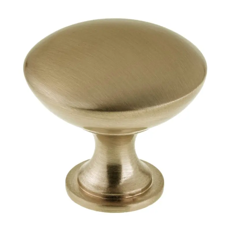 Contemporary Knob - 1-9/16" D - Champagne Bronze