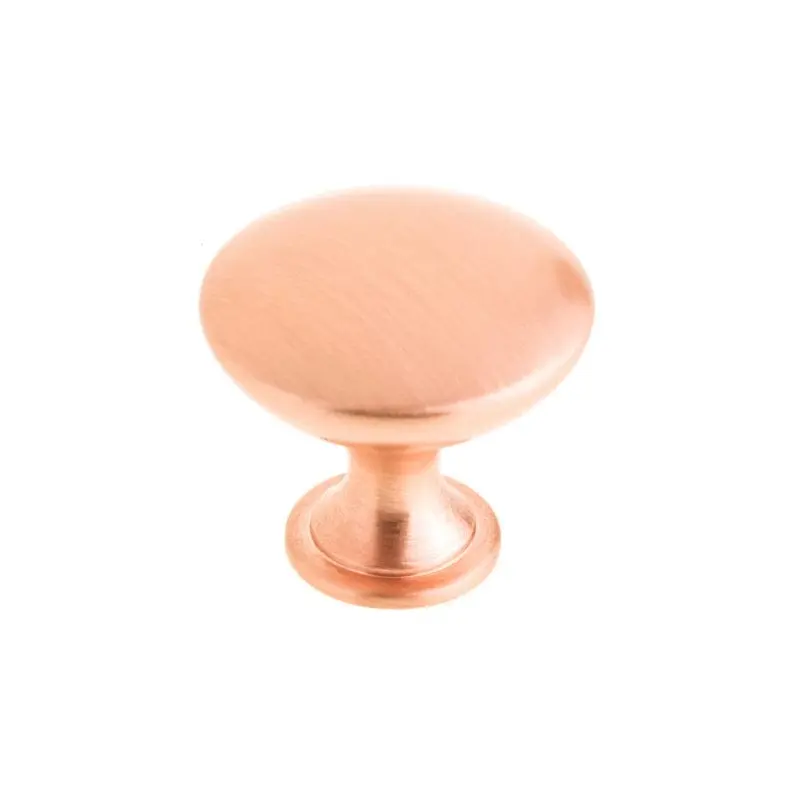 Contemporary Knob - 31/32" D - Rose Gold