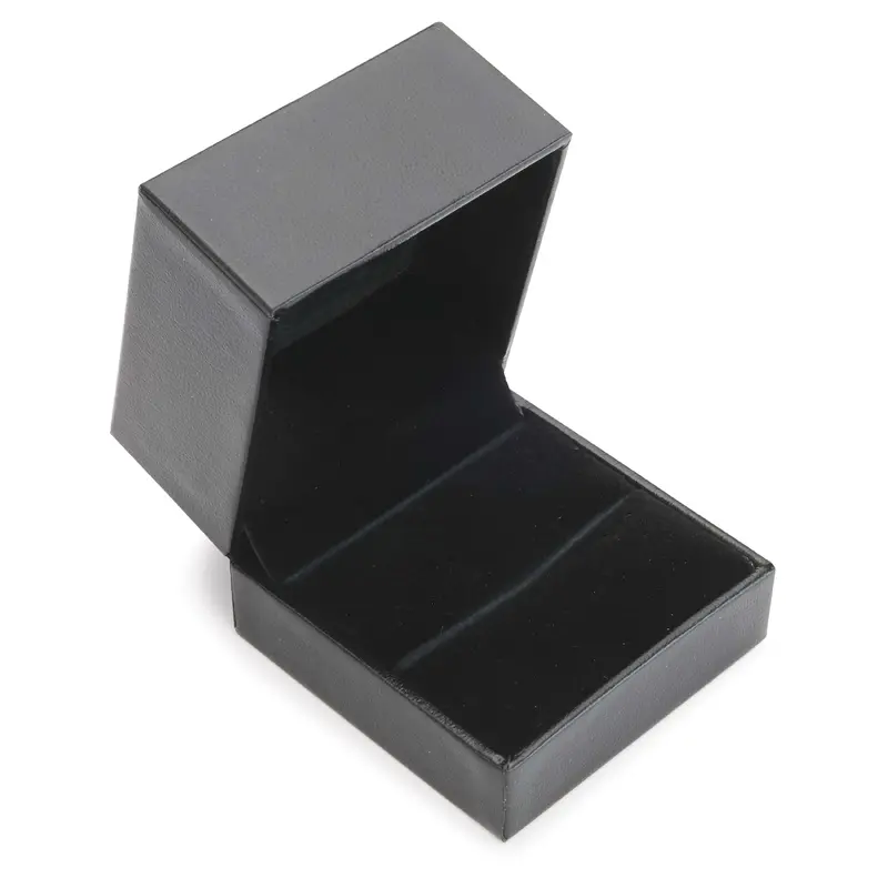 Ring Display Box - Black with Felt Lining