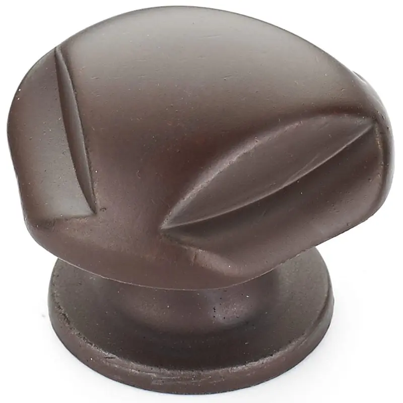 Traditional Knob, 1-5/16" D, Rust