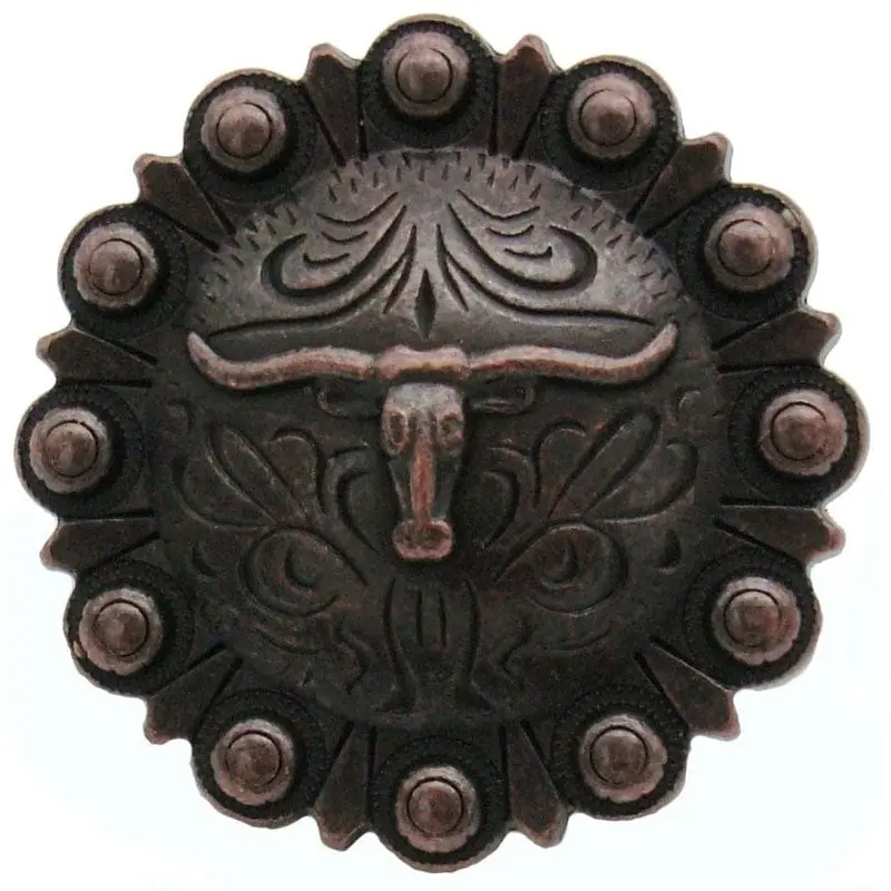 Steer in Round, Oil Rubbed Bronze