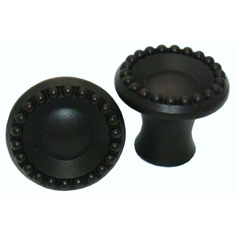 Beaded Elegance Knob, Oil Rubbed Bronze