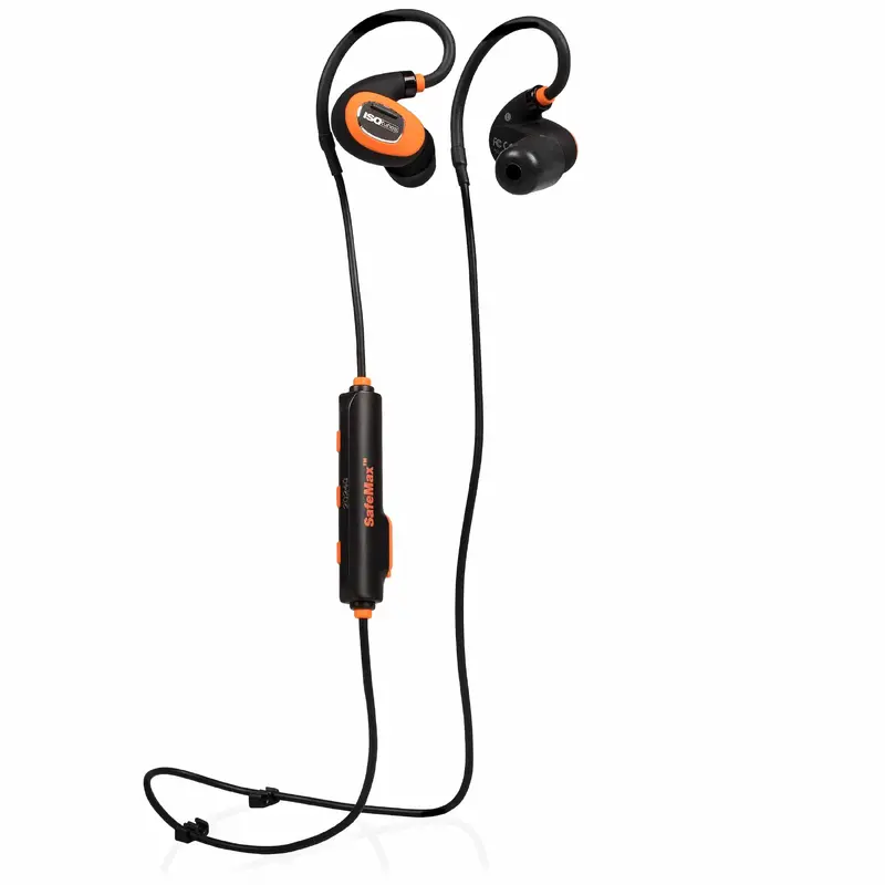 PRO 2.0 Bluetooth Noise-Isolating Safety Earbuds - Orange/Black