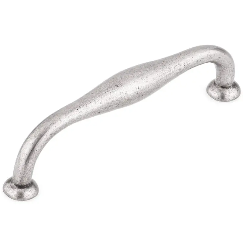 Traditional Pull - 5-1/16" Center-to-Center - Newcastle Antique Polished Nickel