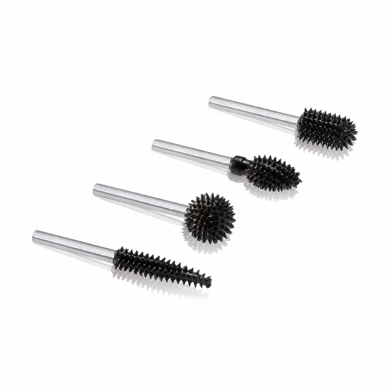 Extreme Rotary Burr Set - 1/8" Shaft - Very Coarse - 4 Piece