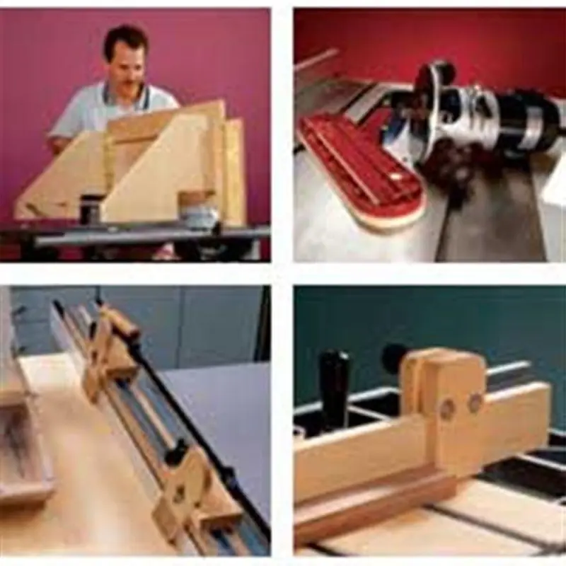 Downloadable Woodworking Project Plan to Build Seven Tablesaw Jigs