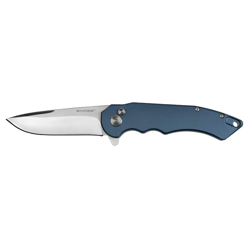Sky - Blue Turbo Lock Folder Knife, Stainless Steel 3-1/8" Blade