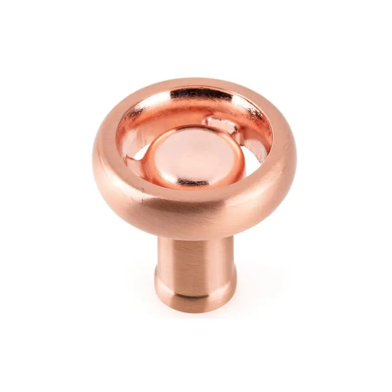 Eclectic Knob - 1-13/32" D - Rose Gold
