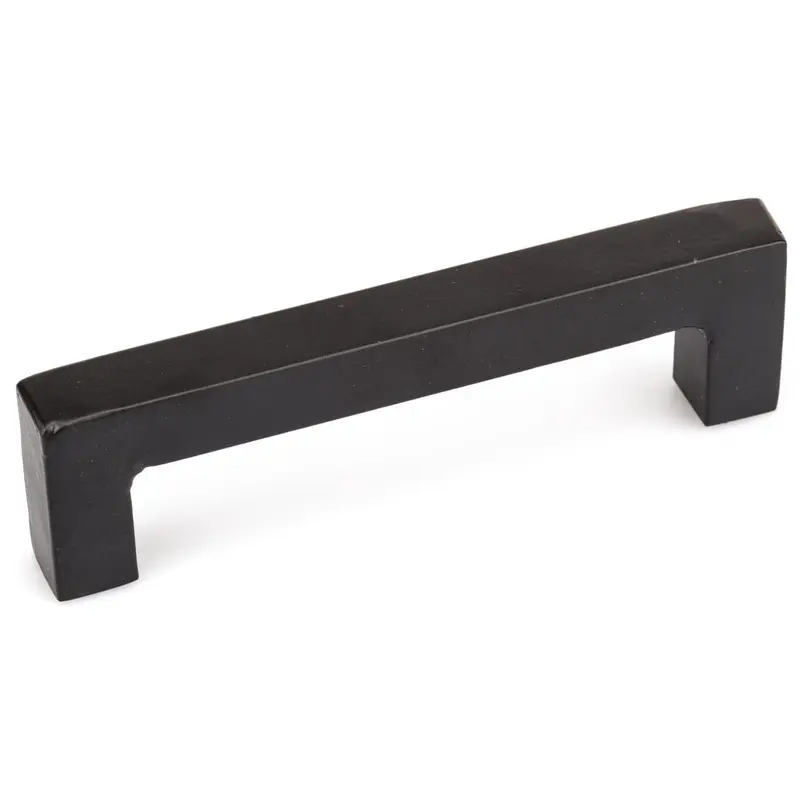 Traditional Barn Door Pull, 5-1/16" Center-to-Center, Matte Black