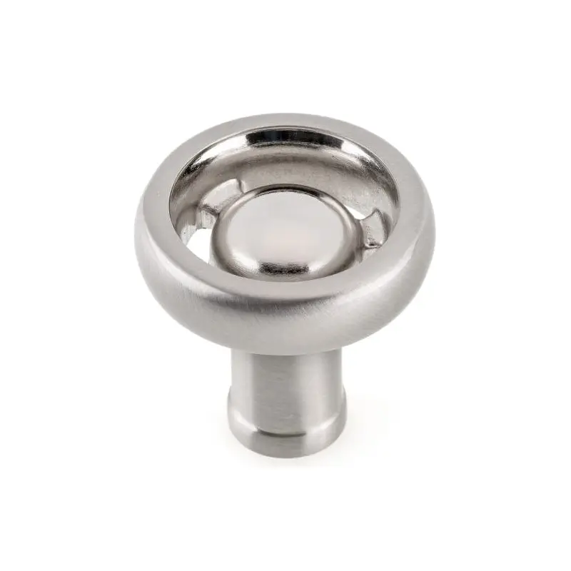 Eclectic Knob - 1-13/32" D - Brushed Nickel