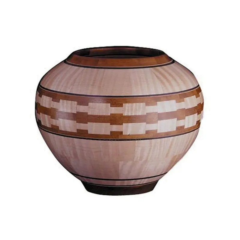 Woodworking Project Paper Plan to Build Segmented Lathe Bowl