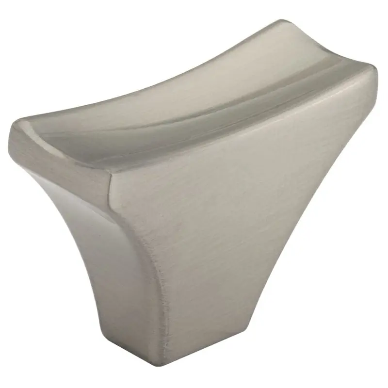 Transitional Knob, 1-9/16" x 9/16", Brushed Nickel