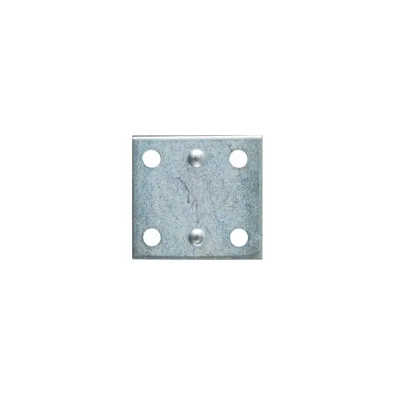 4-Pk., 1.5 x 1-3/8-In. Zinc Mending Plate