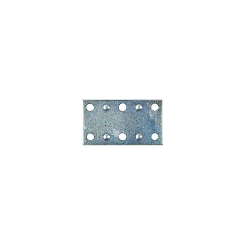 4-Pk., 2.5 x 1-3/8-In. Zinc Mending Plate
