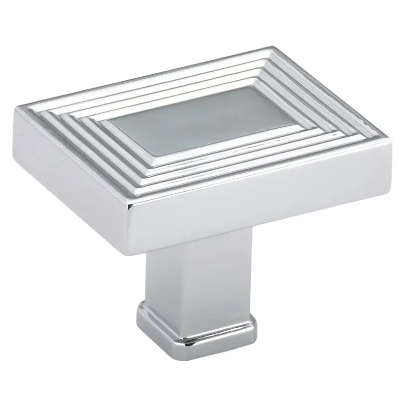 Transitional Knob, 1-25/32" x 1-3/8", Chrome