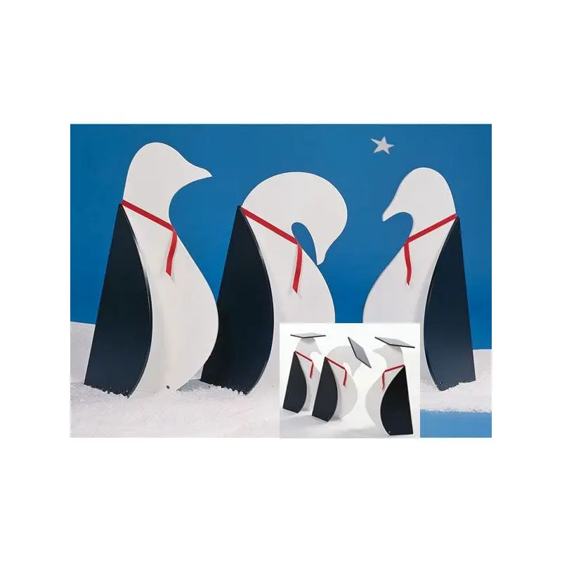 Woodworking Project Paper Plan to Build Penguins on Parade