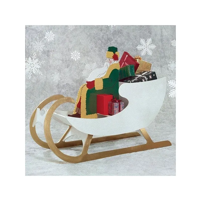 Woodworking Project Paper Plan to Build Sleigh For Saint Nick