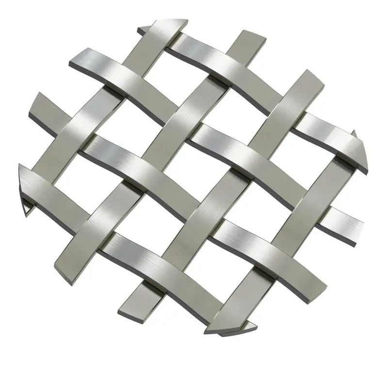 .375'' Single Flat Diamond Decorative Grille - Antique Pewter, 18''W x 48''L Sheet