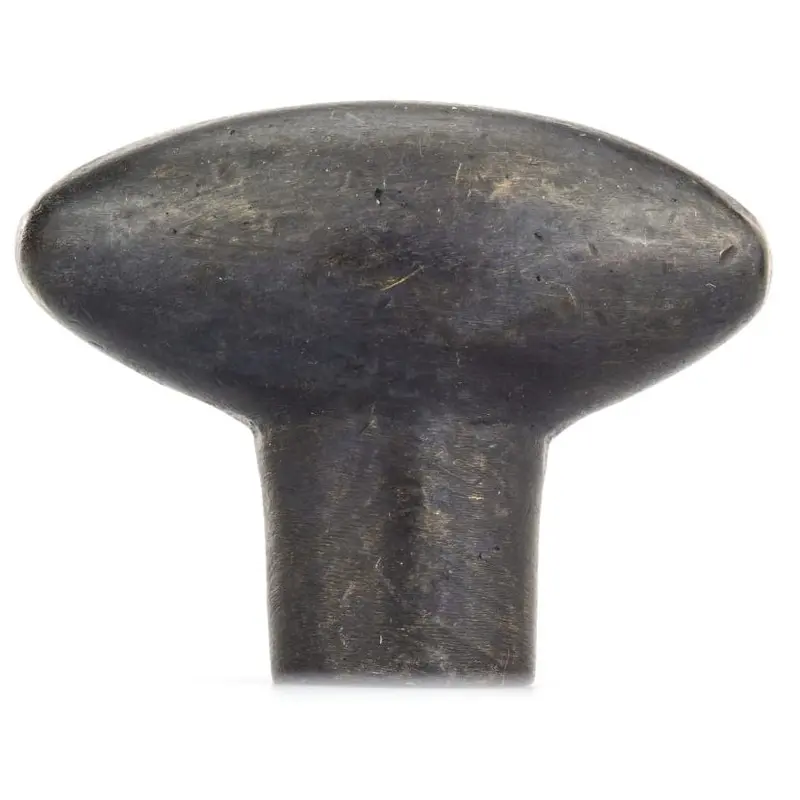 Traditional Knob, 1-3/4" x 7/8", Dark Bronze