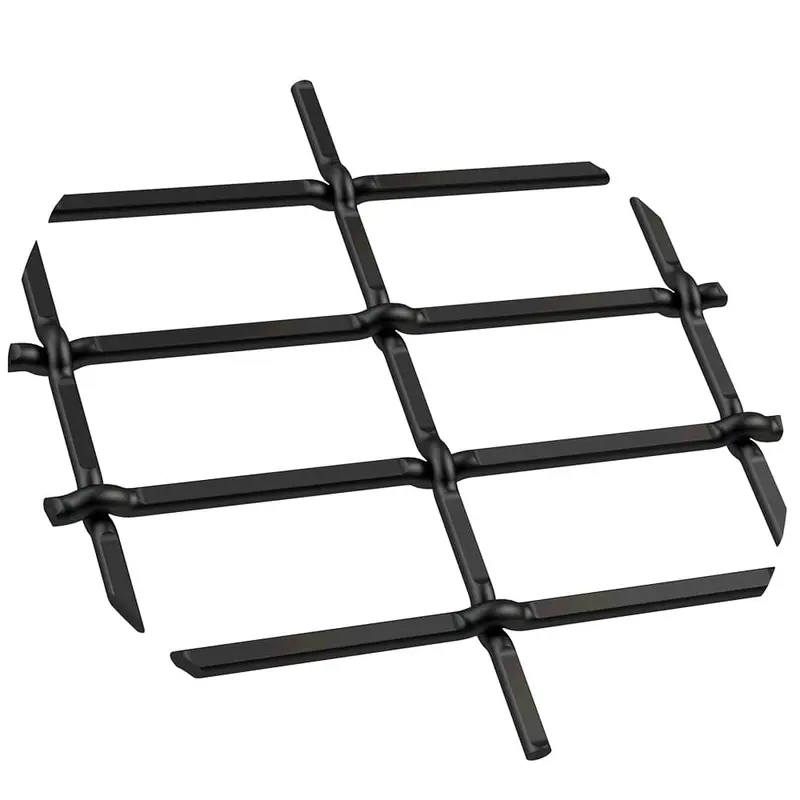 1" Flat Straight Weave Decorative Grille - Flat Black, 36" W x 24" L Sheet