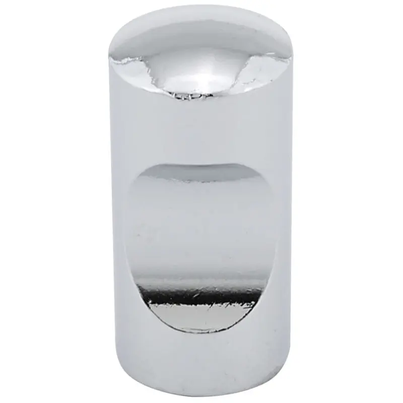 Contemporary Knob, 1/2" D, Chrome