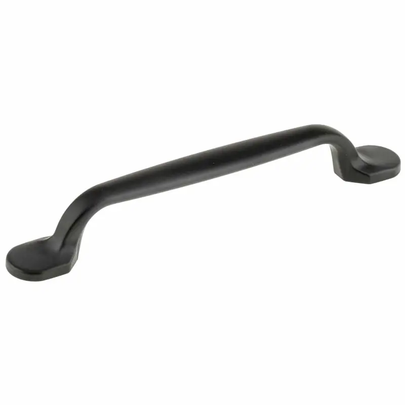 Traditional Metal Pull - 5-1/16" Center-to-Center - 6-27/32" OL - Matte Black