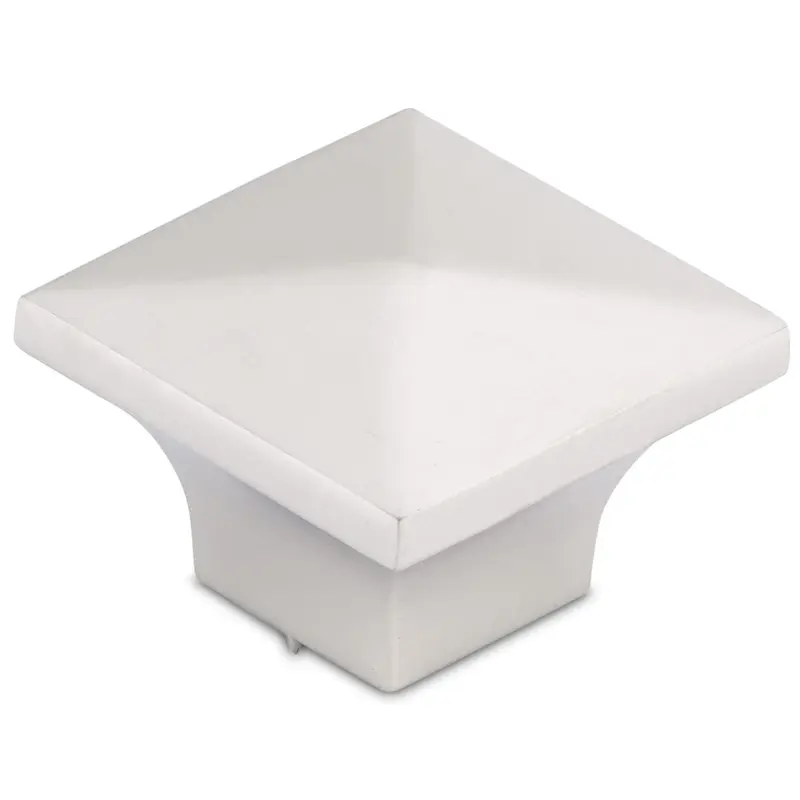 Contemporary Knob, 1-1/4" x 1-1/4", Matte Nickel