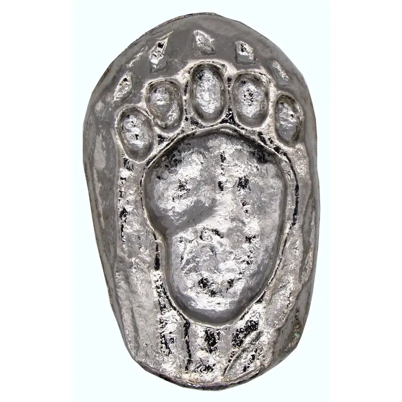 Single Bear Track Pull, Left, Nickel, Model 171N