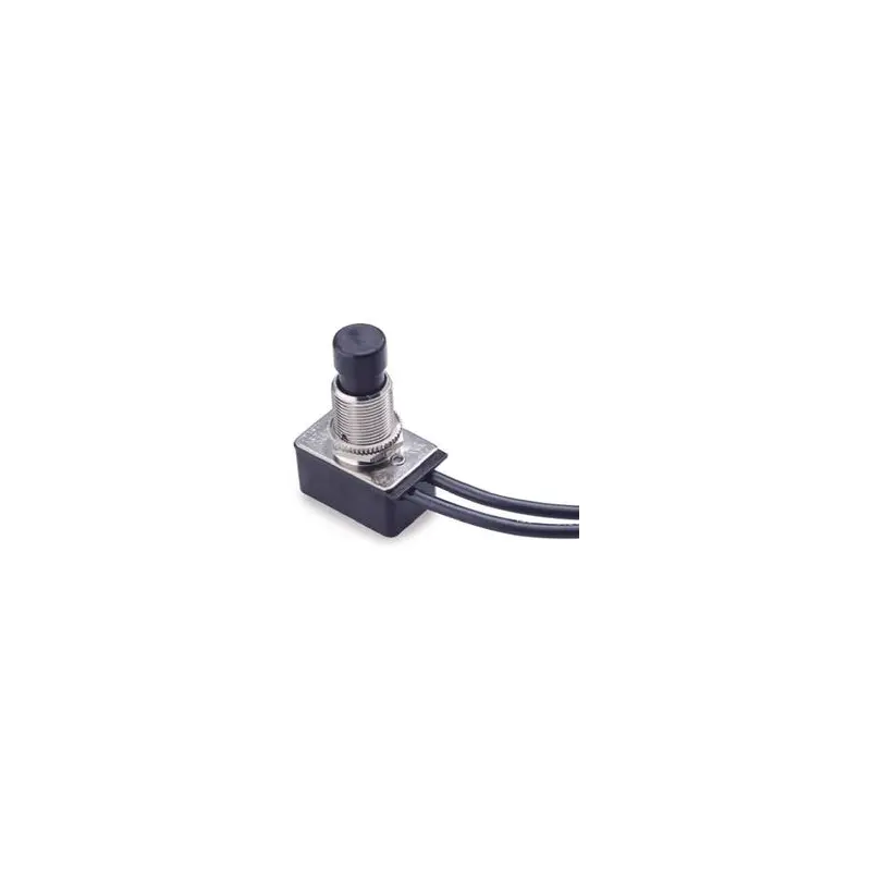 10A 1/3-HP Single-Pole/Single-Throw Push Button Switch