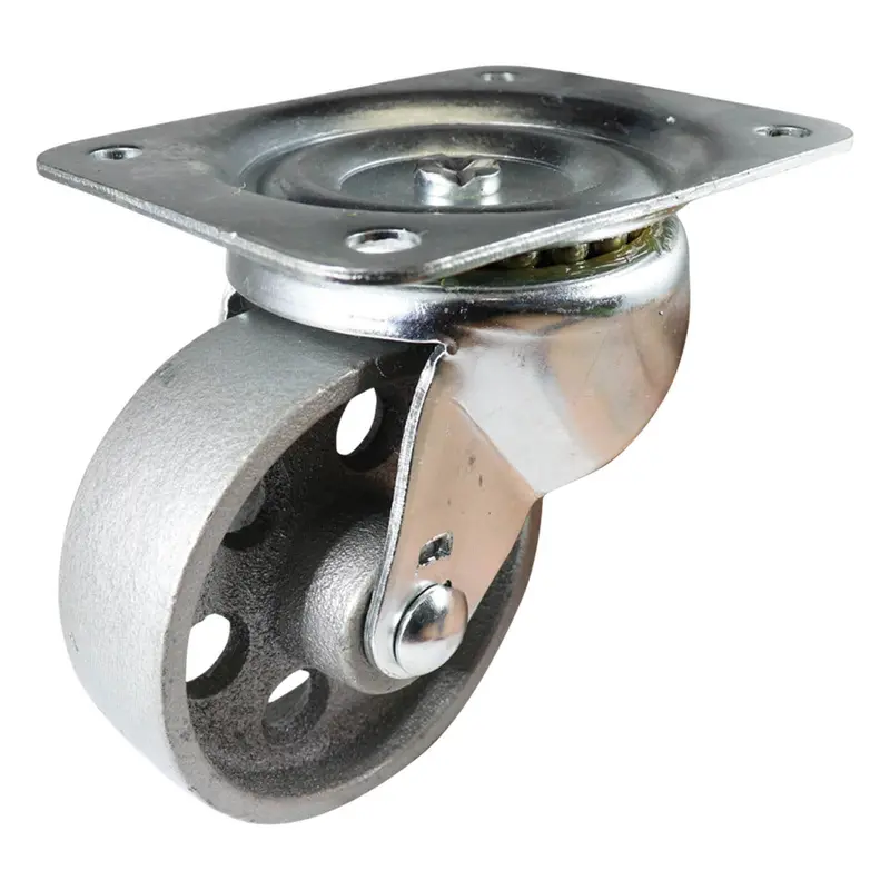 Swivel Plate Castor - Cast Iron Wheel I2 Series