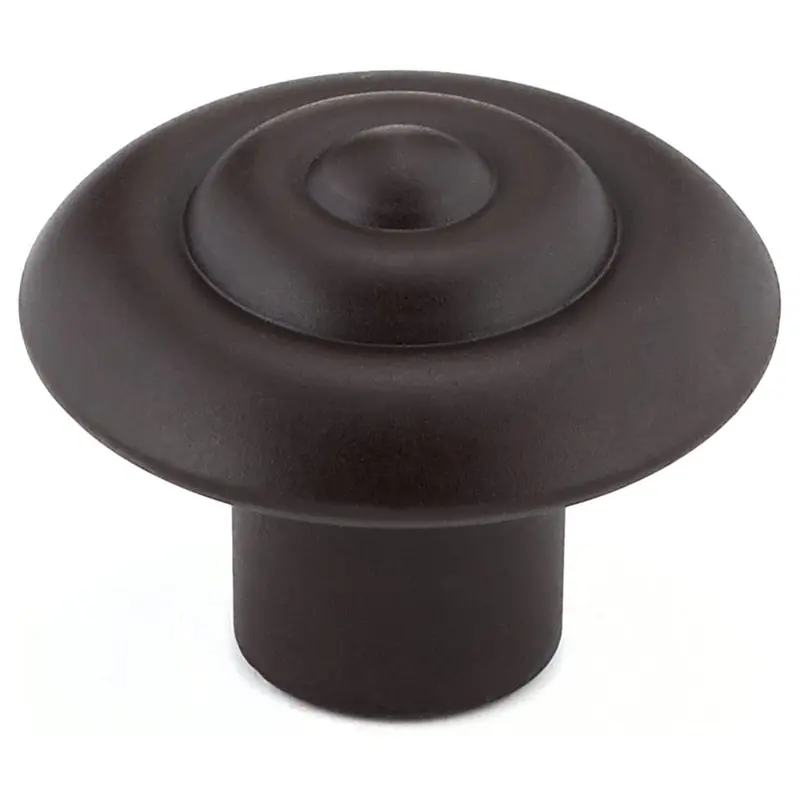 Traditional Knob, 1-1/4" D, Rust