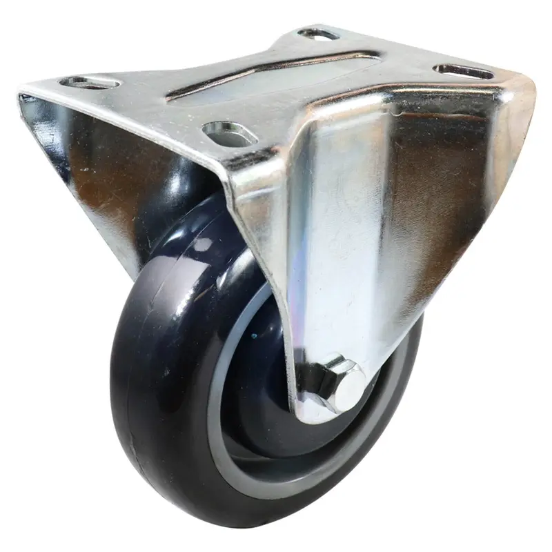 Fixed Plate Castor - Polyurethane Wheel I4 Series