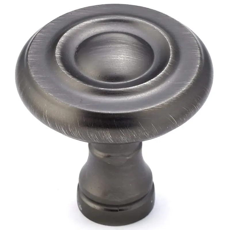 Traditional Knob, 1-1/4" D, Antique Nickel