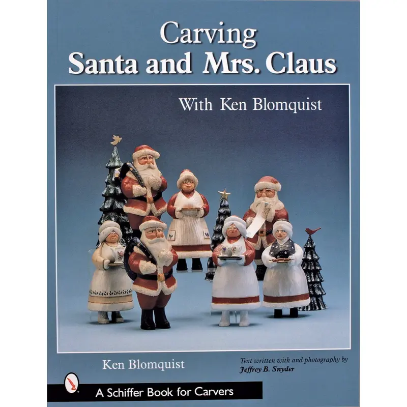 Carving Santa and Mrs. Claus