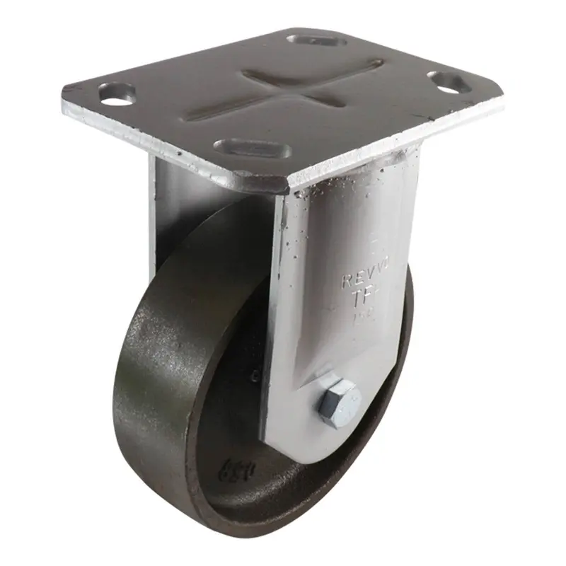 Fixed Plate Castor - Cast Iron Wheel TH Series