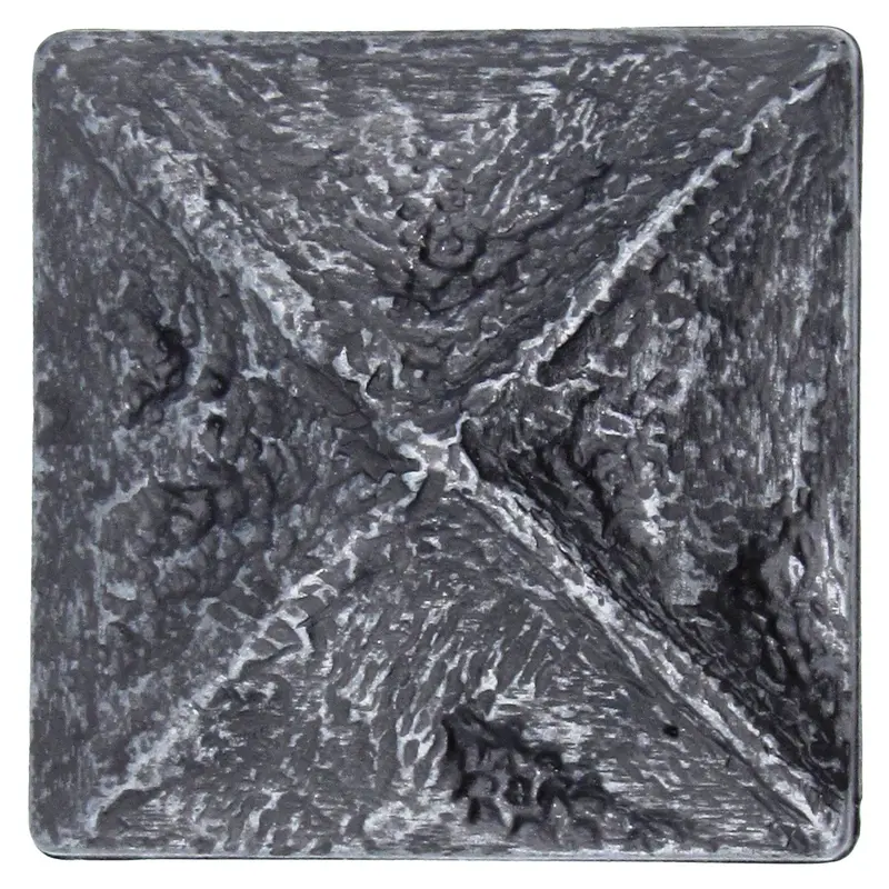 Rustic Pyramid Knob Pewter