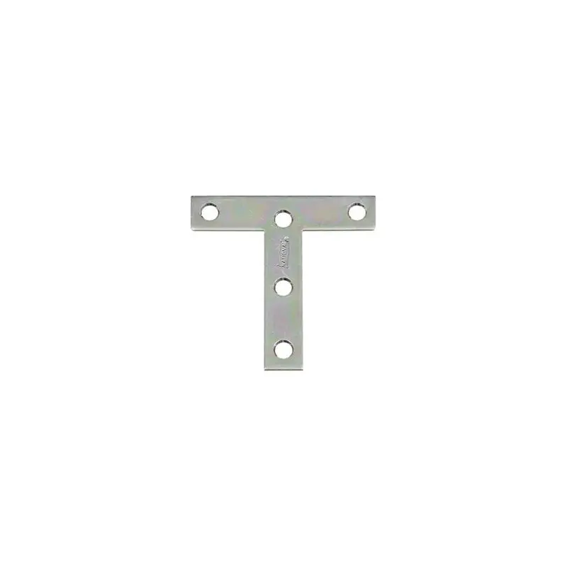 2-Pk., 3 x 3-In. Zinc "T" Plate