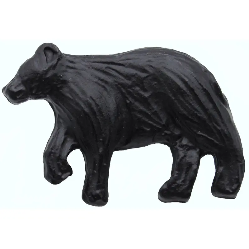 Bear Left Facing Knob Matte Black