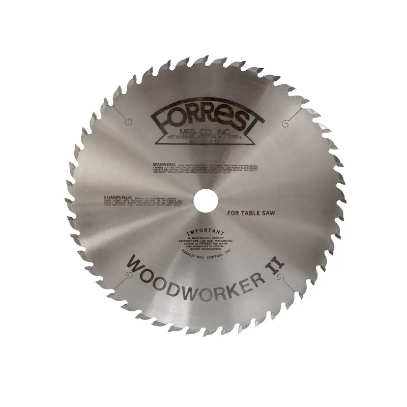 WW12487125 Woodworker II Saw Blade, 12" x 48T, .125" Kerf x 1" Bore, ATB