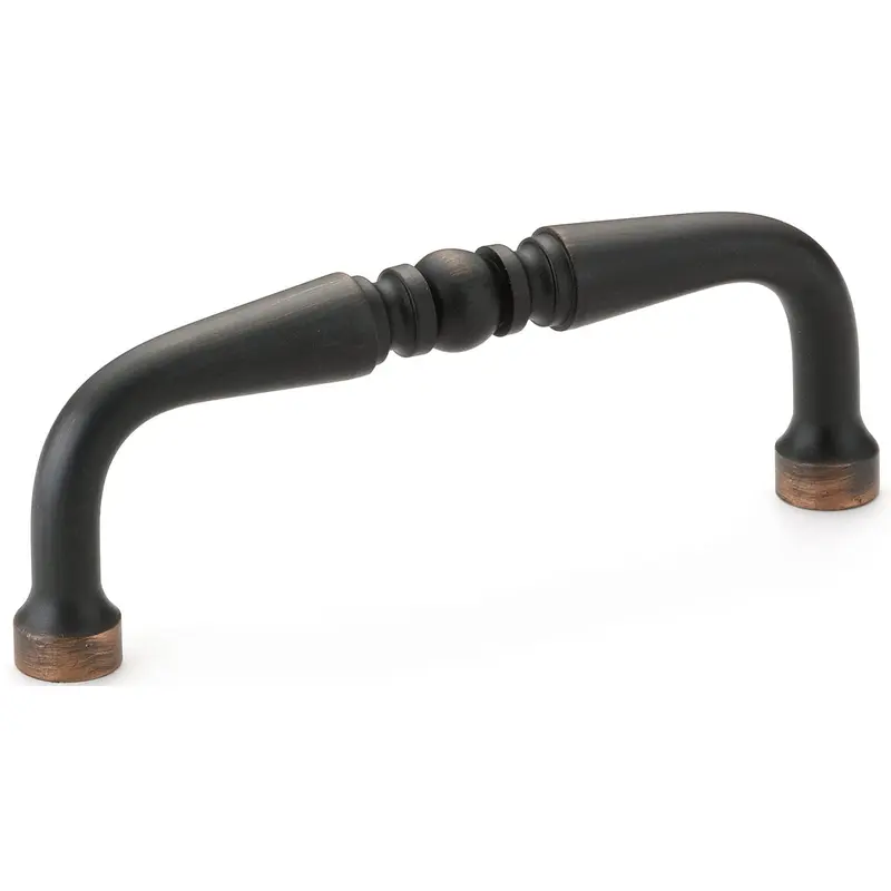 Traditional Pull, 3" Center-to-Center, Brushed Oil-Rubbed Bronze