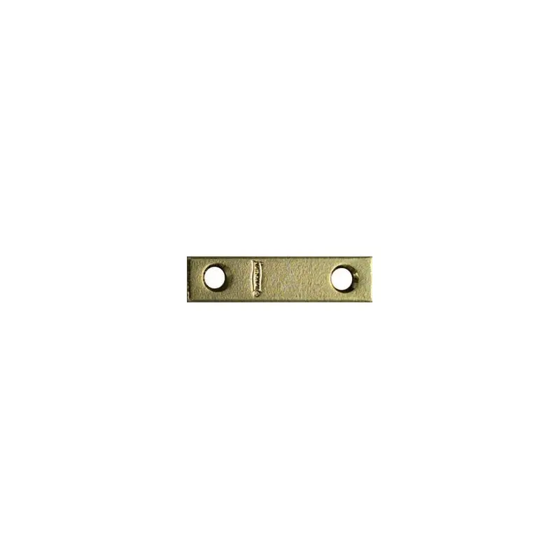 4-Pk., 2 x .5-In. Brass Mending Plate