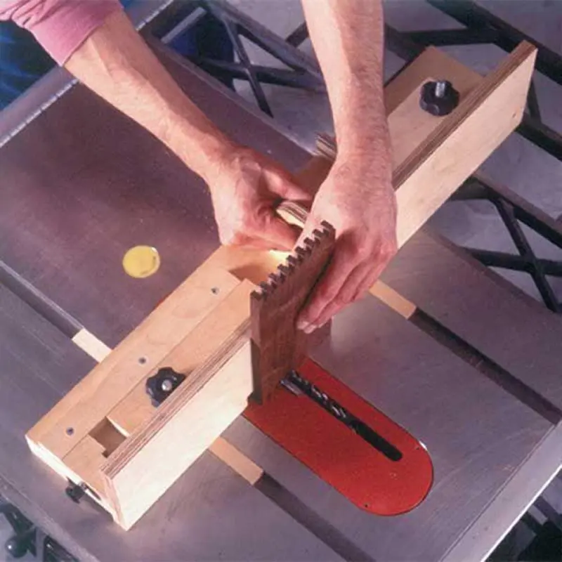 Downloadable Woodworking Project Plan to Build Box-Joint Jig Plan with a Penchant for Precision